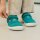 Barfuß Sneaker Joy Turquoise & White - 25
