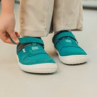 Barfu&szlig; Sneaker Joy Turquoise &amp; White - 26