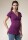 Still-Shirt kurzarm Sophia Purple