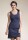 Still-Kleid ohne Arm Dot Navy