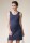 Still-Kleid ohne Arm Dot Navy