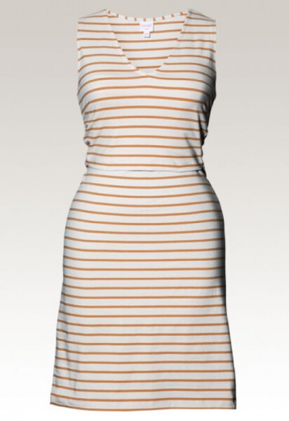 Still-Kleid ohne Arm Stripe Honeydew