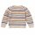 Baby-Strickjacke geringelt auf weiß - 86/92
