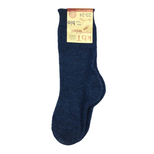 Plüschsocke Wolle jeans - 25-26