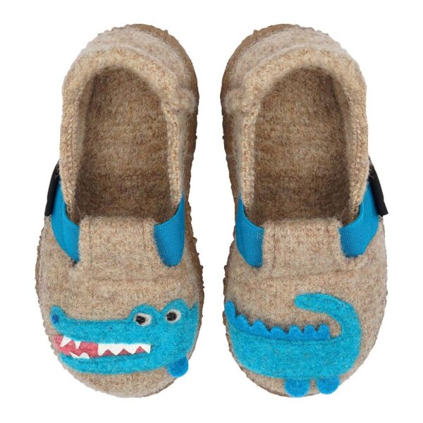 Hausschuhe Funny Croco natur - 32