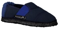Hausschuhe Klette blau