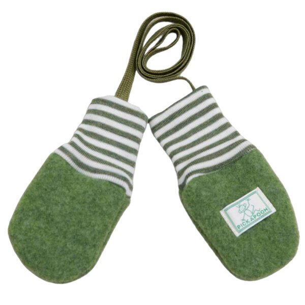 Fäustel Wollfleece moos - 1