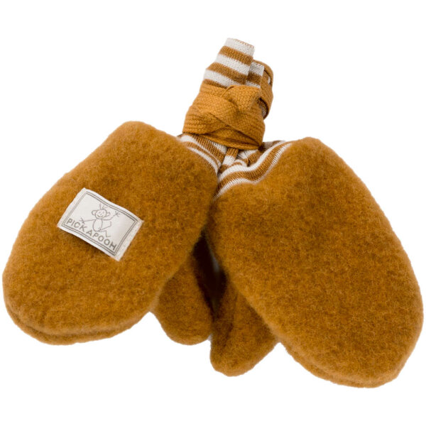 Fäustel Wollfleece caramel - 1