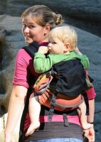 Emeibaby Trage Baby Chichi rot