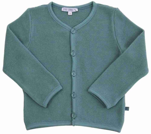 Strickjacke uni ocean - 86/92