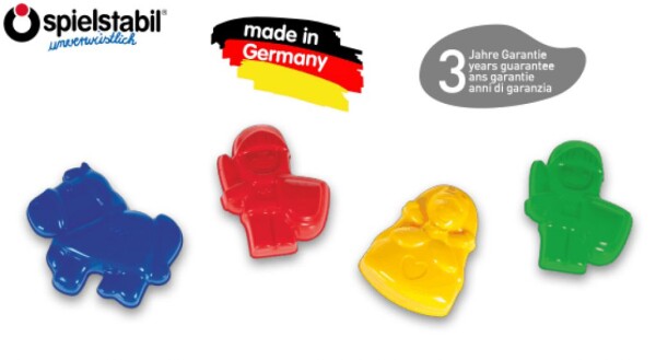 Sandformen sortiert Ritter, Prinzessin, Pferd