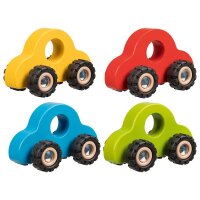 Greifauto bunt sortiert