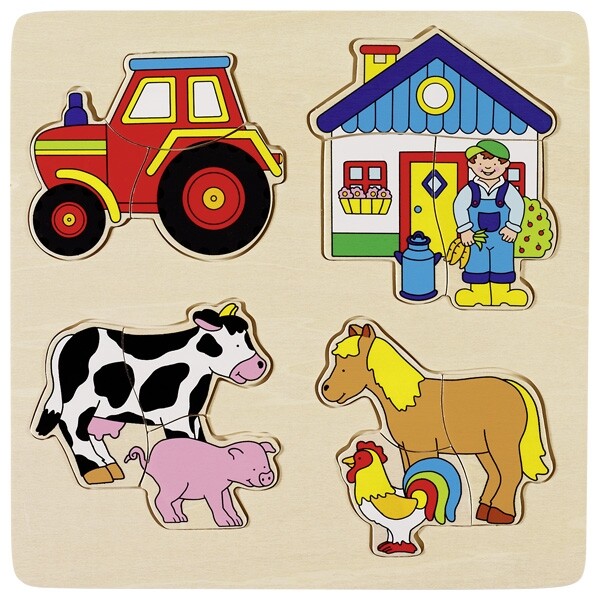 Einlegepuzzle Bauernhof