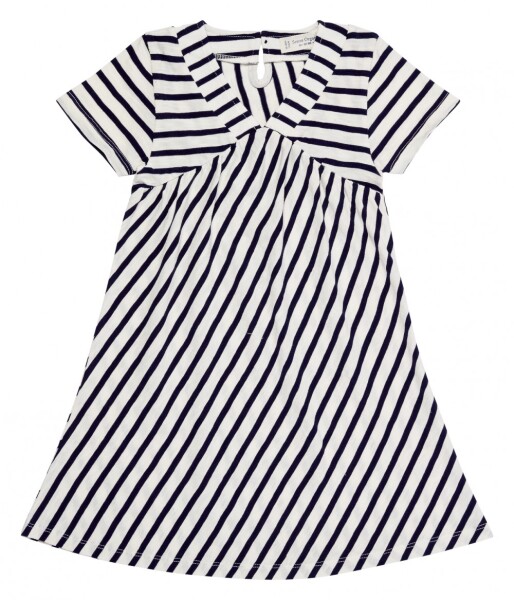Oda Kleid Streifen navy
