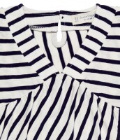 Oda Kleid Streifen navy