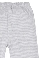 Peter Pan Pyjama grau gestreift