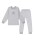 Peter Pan Pyjama grau gestreift