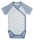 Ygon Wickelbody kurzarm Zebra blau