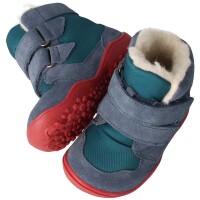 Eisb&auml;r Klettstiefel Tex Wolle meerblau - 24