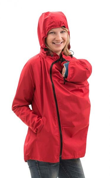Allwetterjacke für Zwei Sommer rot