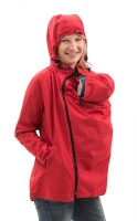 Allwetterjacke f&uuml;r Zwei Sommer rot