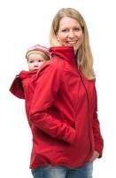 Allwetterjacke f&uuml;r Zwei Sommer rot