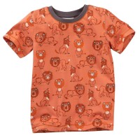 Sommer-Pyjama L&ouml;we papaya - 104
