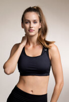 Sport-BH Fast Food schwarz