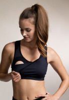 Sport-BH Fast Food schwarz