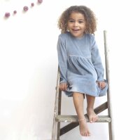 Kleid Velour powder blue - 92