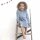 Kleid Velour powder blue - 92
