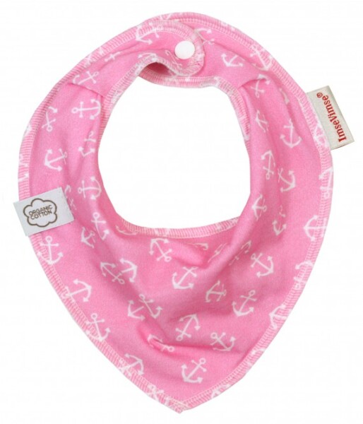 Bandana Lätzchen Pink Anchor
