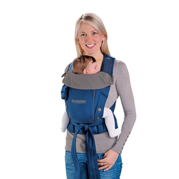 Hoppediz Bondolino Slim-fit Popeline marine-grau