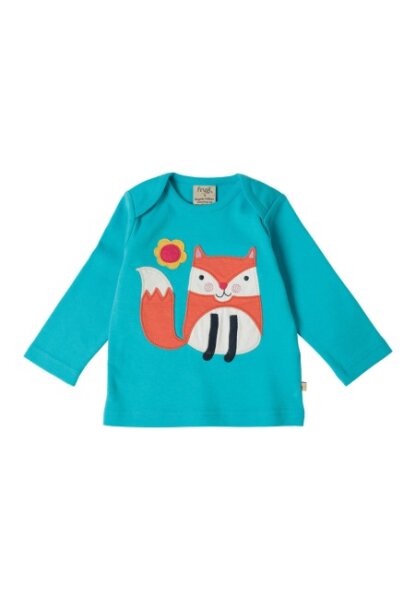 Bobby Langarmshirt Fuchs aqua