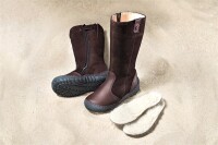 Pololo Stiefel Linda castagno