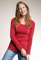 Still-Shirt langarm midnight blue