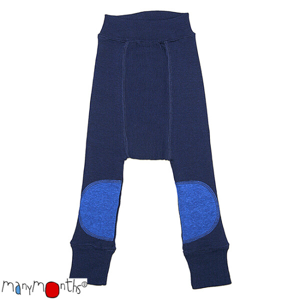 Manymonths Wool Longies Unique Moonlight Blue