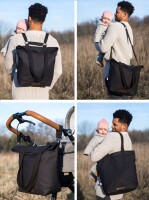 Wickeltasche Global Traveler schwarz