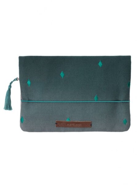Palm Garden Windeltasche dip dye green