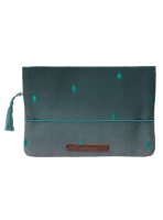 Palm Garden Windeltasche dip dye green