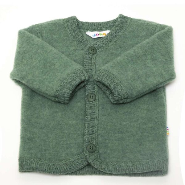 Cardigan Soft Wolle grün  - 80