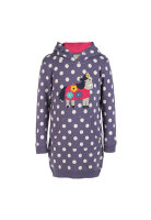Harriet Kapuzenkleid Pferd violet grey