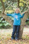 Hedgerow Hoody Hai blau