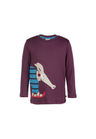 Joe Langarmshirt Erdferkel pflaume