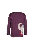 Joe Langarmshirt Erdferkel pflaume