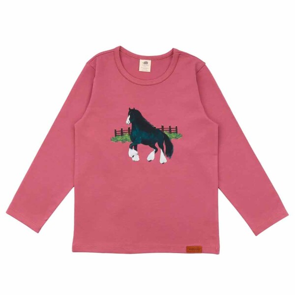 Shirt lang Druck Shire Horses - 134