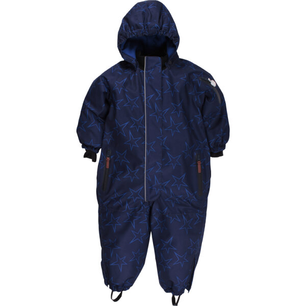 Schneeanzug Sterne navy