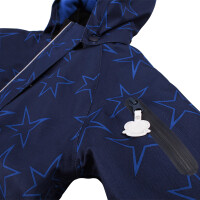 Schneeanzug Sterne navy
