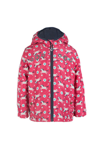 Winterjacke Pferde himbeer