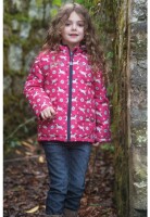 Winterjacke Pferde himbeer